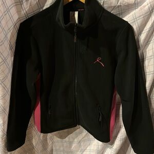 Breast cancer awareness fleece full zipper in great condition